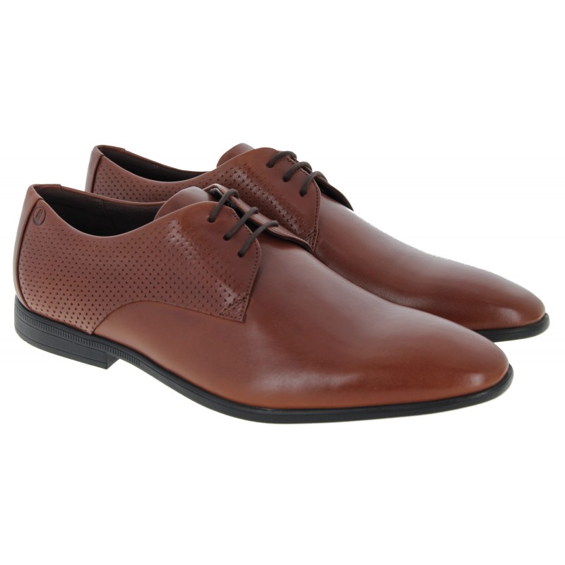 Clarks brown laces best sale